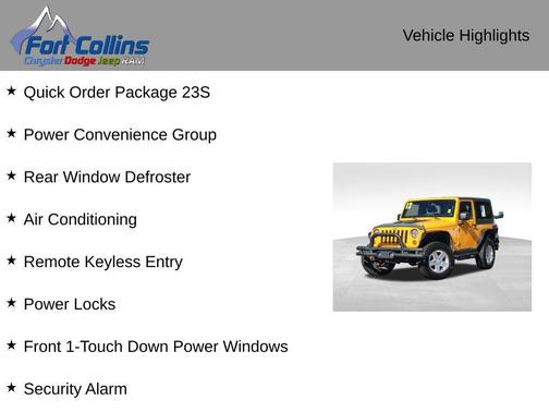 Dozer Clearcoat 2012 Jeep Wrangler Sport