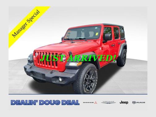 Firecracker Red Clearcoat 2020 Jeep Wrangler Unlimited Sport