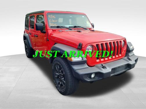 Firecracker Red Clearcoat 2020 Jeep Wrangler Unlimited Sport