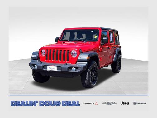 Firecracker Red Clearcoat 2020 Jeep Wrangler Unlimited Sport