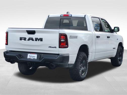 Bright White Clearcoat 2026 RAM 1500 Warlock Crew Cab 4x4 5'7' Box