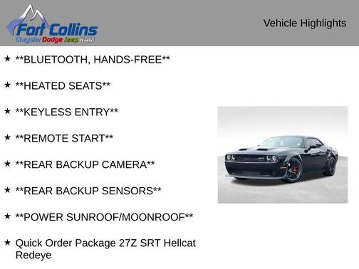 2019 Dodge Challenger SRT Hellcat