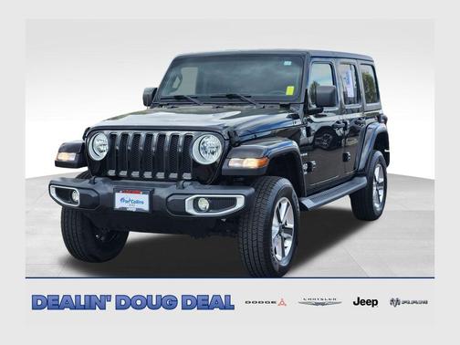 Black Clearcoat 2019 Jeep Wrangler Unlimited Sahara