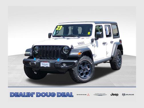 Bright White Clearcoat 2023 Jeep Wrangler 4xe Base
