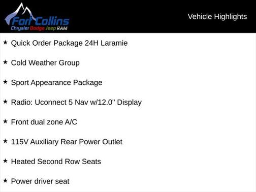 2025 RAM 2500 Laramie Crew Cab 4x4 6'4' Box