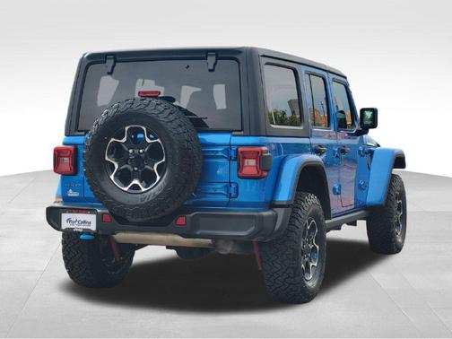 Hydro Blue Pearl Coat 2023 Jeep Wrangler 4xe Rubicon