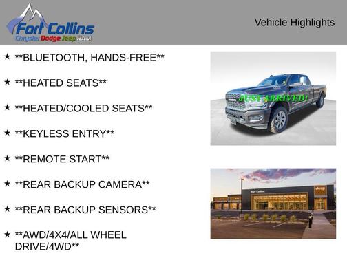 2019 RAM 3500 Limited Crew Cab 4x4 8' Box