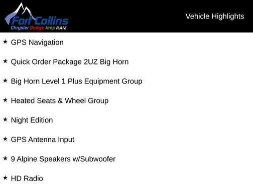 2025 RAM 2500 Big Horn Crew Cab 4x4 6'4' Box