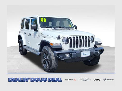 Bright White Clearcoat 2020 Jeep Wrangler Unlimited Sahara