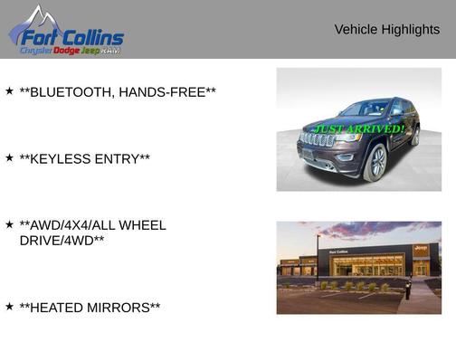 2017 Jeep Grand Cherokee Overland