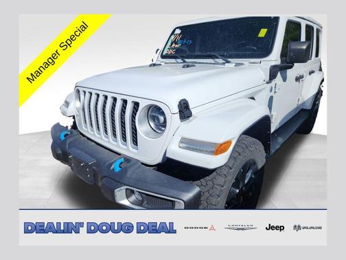 Bright White Clearcoat 2022 Jeep Wrangler Unlimited 4xe Sahara