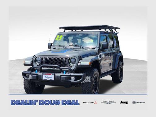 Sting-Gray Clearcoat 2023 Jeep Wrangler 4xe Rubicon 20th Anniversary
