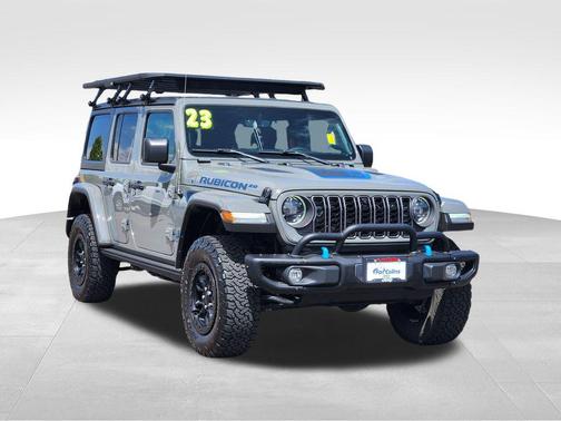 Sting-Gray Clearcoat 2023 Jeep Wrangler 4xe Rubicon 20th Anniversary