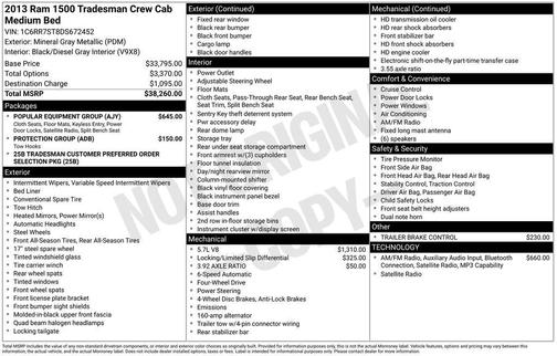 2013 RAM 1500 Tradesman