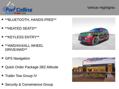 2020 Jeep Grand Cherokee Altitude