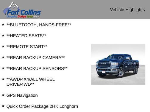 2022 RAM 2500 Longhorn