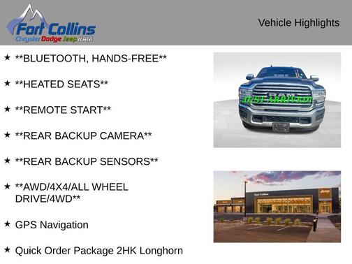 2022 RAM 2500 Longhorn