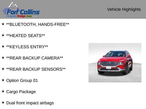 Calypso Red 2023 Hyundai SANTA FE HEV SEL Premium