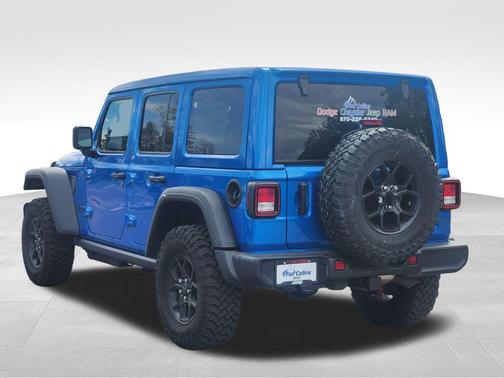 Hydro Blue Pearl Coat 2026 Jeep Wrangler Willys