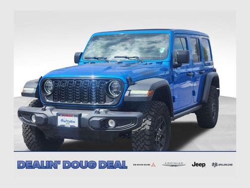 Hydro Blue Pearl Coat 2026 Jeep Wrangler Willys