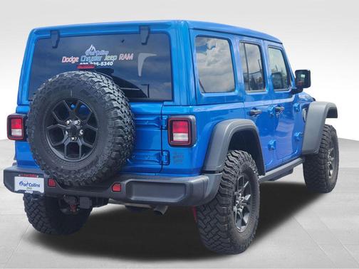 Hydro Blue Pearl Coat 2026 Jeep Wrangler Willys
