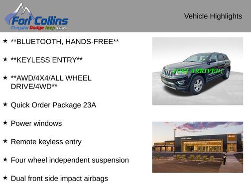 2016 Jeep Grand Cherokee Laredo