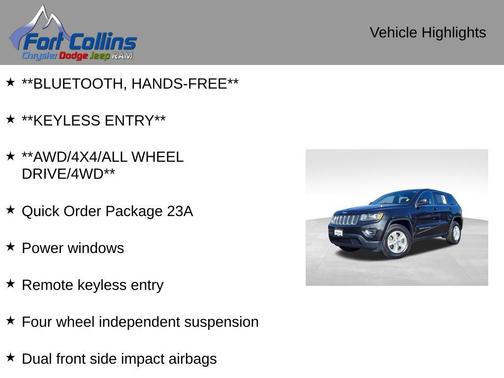 2016 Jeep Grand Cherokee Laredo