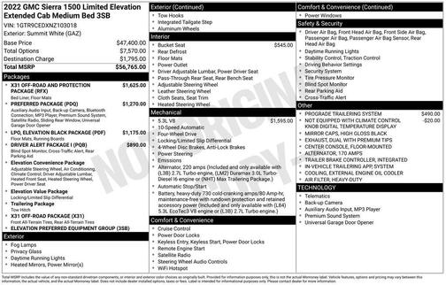 2022 GMC Sierra 1500 Elevation