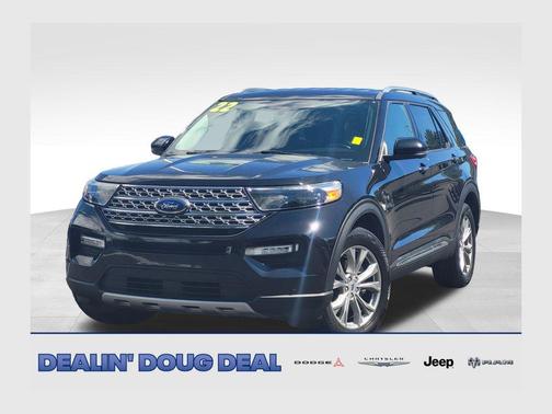 Black Metallic 2022 Ford Explorer Limited