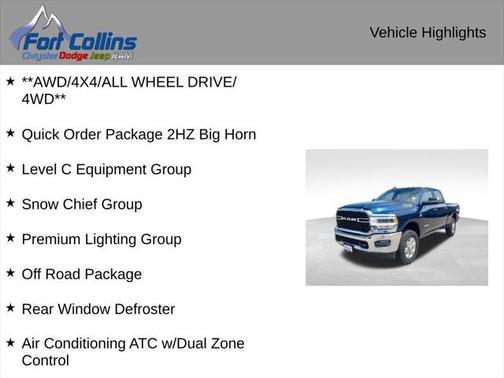2022 RAM 2500 Big Horn Crew Cab 4x4 6'4' Box