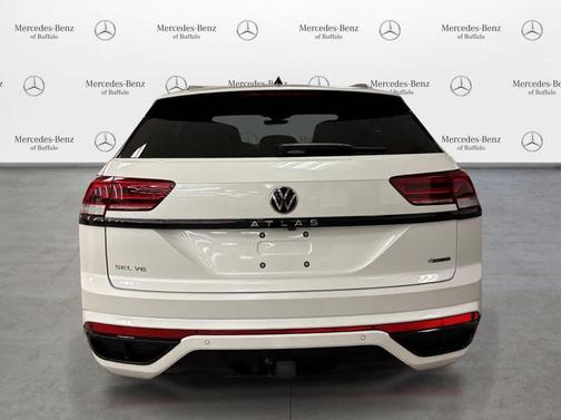 Opal White Pearl 2023 Volkswagen Atlas Cross Sport 3.6L V6 SEL R-Line
