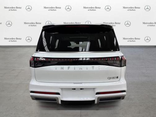 Radiant White 2025 INFINITI QX80 SENSORY AWD