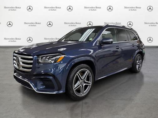 Twilight Blue Metallic 2025 Mercedes-Benz GLS 450 4MATIC