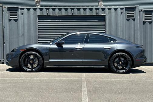 Volcano Grey Metallic 2023 Porsche Taycan 4S