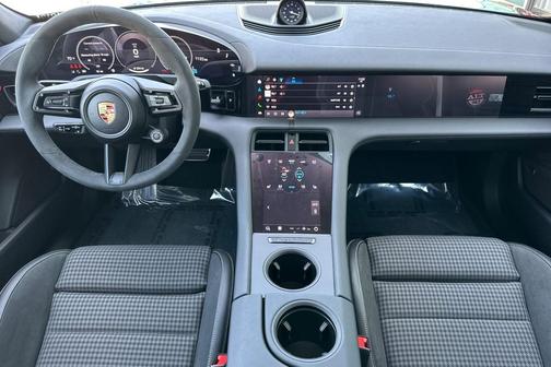 Volcano Grey Metallic 2026 Porsche Taycan 4S Black Edition