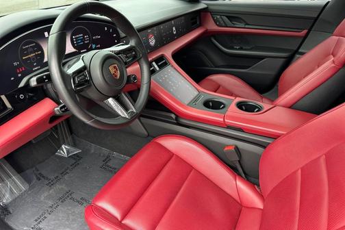 Volcano Grey Metallic 2022 Porsche Taycan 4S