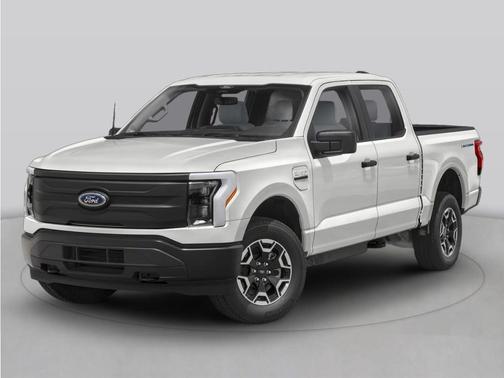 Space White Metallic 2025 Ford F-150 Lightning Platinum