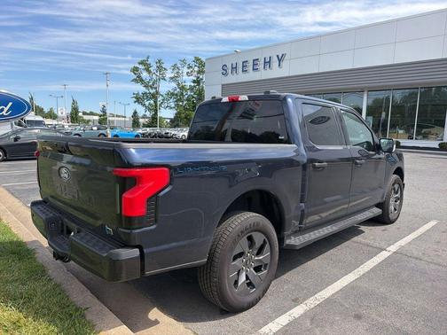 Antimatter Blue Metallic 2024 Ford F-150 Lightning XLT