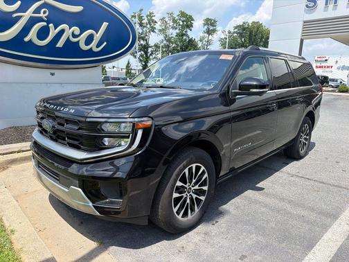 Black Metallic 2025 Ford Expedition Max Platinum