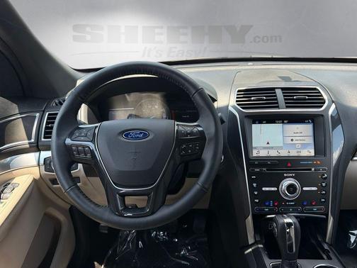 White Platinum Clearcoat Metallic 2018 Ford Explorer Limited