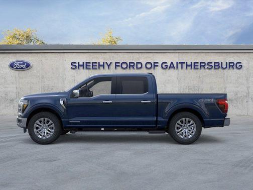 Antimatter Blue Metallic 2025 Ford F-150 Lariat