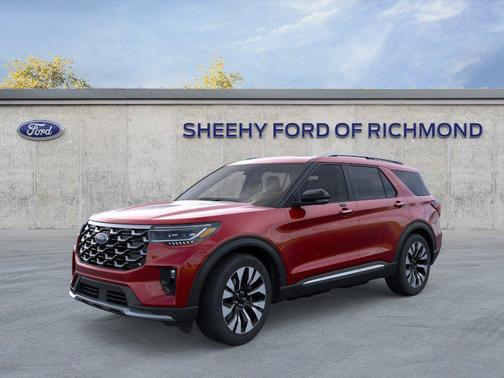 Rapid Red Metallic Tinted Clearcoat 2026 Ford Explorer Platinum