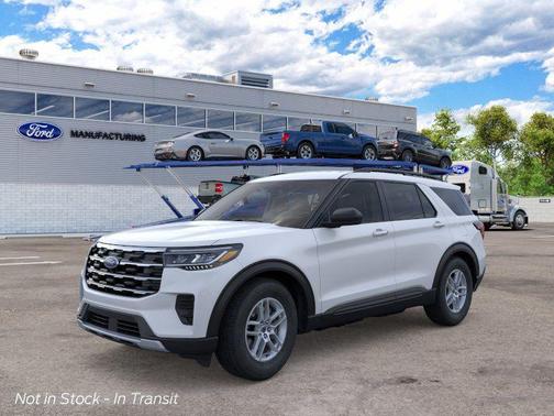 Space White Metallic 2026 Ford Explorer Active