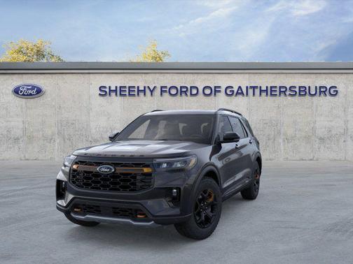 Agate Black Metallic 2026 Ford Explorer Tremor