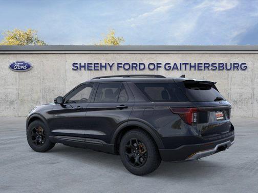Agate Black Metallic 2026 Ford Explorer Tremor