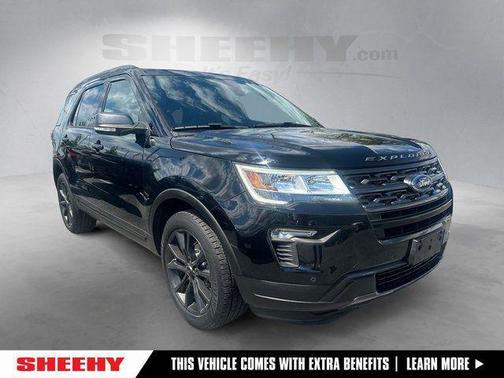 Shadow Black 2018 Ford Explorer XLT