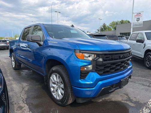 Glacier Blue Metallic 2023 Chevrolet Silverado 1500 Custom