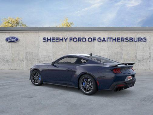 Blue 2026 Ford Mustang Dark Horse Fastback