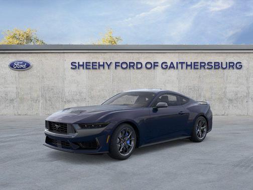 Blue 2026 Ford Mustang Dark Horse Fastback