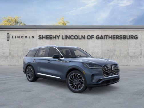 Whisper Blue Metallic Clearcoat 2026 Lincoln Aviator Reserve AWD